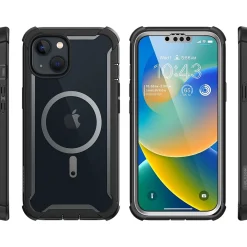 i-Blason Ares Mag Black Case for iPhone 14 Plus (iPhone2022-6.7-AreMag-SP-Black)