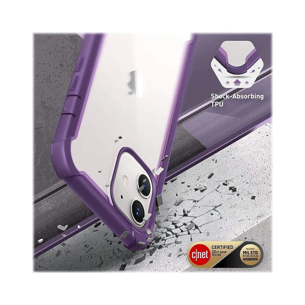 i-Blason Ares MagSafe Rugged Case for iPhone 12 mini, Purple (iPhone2020-5.4-Ares-SP-Purple)