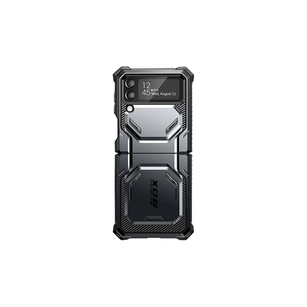 i-Blason Armorbox Black Rugged Case for Samsung Galaxy Z Flip4 (Galaxy2022-ZFlip4-5G-Armorbox-Black)