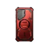 i-Blason ArmorBox MagSafe Rugged Case for Samsung Galaxy S24, Shock Absorbing, Metallic Red (GS24ABSPRD)