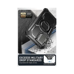 i-Blason ArmorBox MagSafe Rugged Case for Samsung Galaxy S24, Shock Absorbing, Black (GS24ABSPBK)