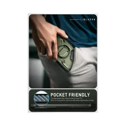 i-Blason ArmorBox MagSafe Rugged Case for Samsung Galaxy S24, Shock Absorbing, Dark Green (GS24ABSPGN)