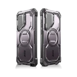 i-Blason Armorbox MagSafe Rugged Case for Samsung Galaxy S24 Ultra, Shock-Absorbing, Purple