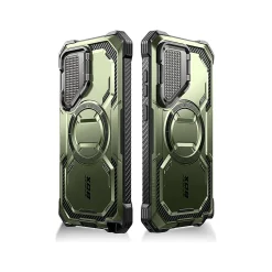 i-Blason Armorbox MagSafe Rugged Case for Samsung Galaxy S24 Ultra, Shock-Absorbing, Dark Green