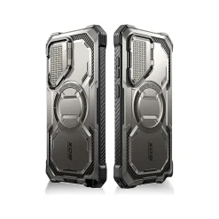i-Blason Armorbox MagSafe Rugged Case for Samsung Galaxy S24 Ultra, Shock-Absorbing, Titan Gray