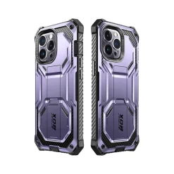 i-Blason Armorbox Metallic Purple Rugged Case for iPhone 14 Pro Max (iPhone2022Pro-6.7-Armorbox-SP-Mauve)