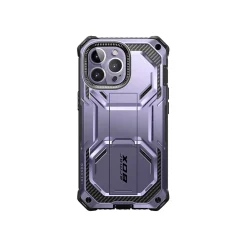 i-Blason ArmorBox Metallic Purple Rugged Case for iPhone 14 Pro (iPhone2022Pro-6.1-Armorbox-SP-Mauve)