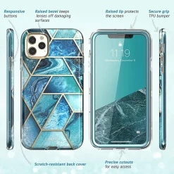 i-Blason Cosmo Blue Case for iPhone 11 Pro (11PRO-COSM-OCE)