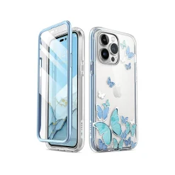 i-Blason Cosmo Bluefly Case for iPhone 14 Pro Max (iPhone2022Pro-6.7-Cosmo-SP-Bluefly)