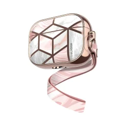 Cosmo Case for Apple AirPods Pro, Marble Pink (AirPodsPro2019-Cosmo-Marble)<i-Blason