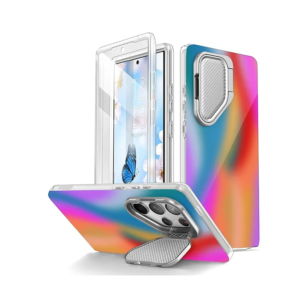 i-Blason Cosmo Colorful Multicolor Blur MagSafe Case for Samsung Galaxy S24 Ultra, Shock-Absorbing