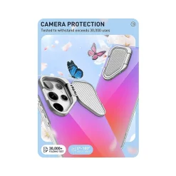 i-Blason Cosmo Colorful Pink Ombre Phone Case for Samsung Galaxy S24 Ultra, Shock Absorbing (GS24UCOSMOSPOM)