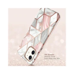 i-Blason Cosmo MagSafe Rugged Case for iPhone 12, Marble Pink (iPhone2020-6.1-Cosmo-SP-Marble)