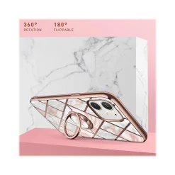 i-Blason Cosmo Marble Pink Snap Case for iPhone 12 mini (iPhone2020-5.4-CosSnap-Marble)