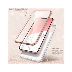 i-Blason Cosmo Marble Pink Snap Case for iPhone 13 mini (iPhone2021-5.4-Cosmo-SP-Marble)