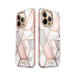i-Blason Cosmo Marble Pink Case for iPhone 14 Pro Max (iPhone2022Pro-6.7-Cosmo-SP-Marble)