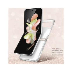 i-Blason Cosmo Marble Pink Snap Case for Samsung Galaxy Z Flip4 (Galaxy2022-ZFlip4-5G-Cosmo-Marble)