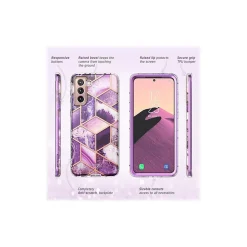 i-Blason Cosmo Marble Purple Case for Samsung Galaxy S21 (Galaxy-S21-Cosmo-Ameth)