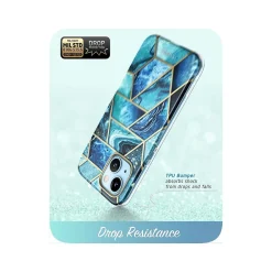 i-Blason Cosmo Ocean Blue Snap Case for iPhone 13 (iPhone2021-6.1-Cosmo-SP-Ocean)