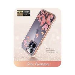 i-Blason Cosmo Pinkfly Case for iPhone 14 Pro Max (iPhone2022Pro-6.7-Cosmo-SP-Pinkfly)