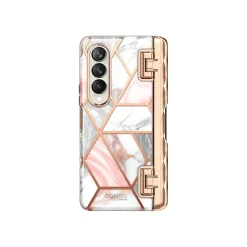 i-Blason Cosmo Pro Marble Pink Snap Case for Samsung Galaxy Z Fold4 (Galaxy2022-ZFold4-5G-Cosmo-Pen-SP-Marble)