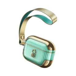 Duchess Case for Apple AirPods Pro, Green (AirPodsPro2019-Duchess-Gold)<i-Blason Online