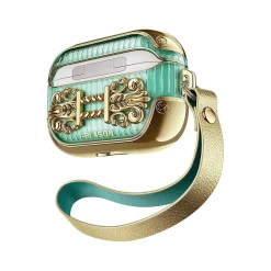 Duchess Case for Apple AirPods Pro, Green (AirPodsPro2019-Duchess-Gold)<i-Blason Online