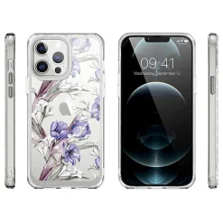 i-Blason Halo Bouquet Purple Snap Case for iPhone 13 Pro Max (iPhone2021-6.7-Halo-N)