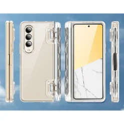 i-Blason Halo Clear Snap Case for Samsung Galaxy Z Fold4 (Galaxy2022-ZFold4-5G-Cosmo-Pen-SP-Clear)