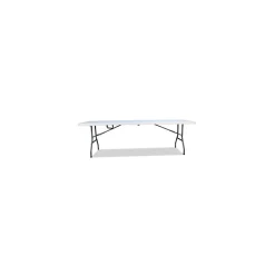 Folding Tables*ICEBERG Bifold Resin Folding Table, Rectangular, 94.5" x 29.9" x 30", White Granite Top, 2/Pack (ICE61273)
