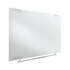 Dry Erase*ICEBERG Clarity Glass Dry-Erase Whiteboard, 4' x 3' (31140)