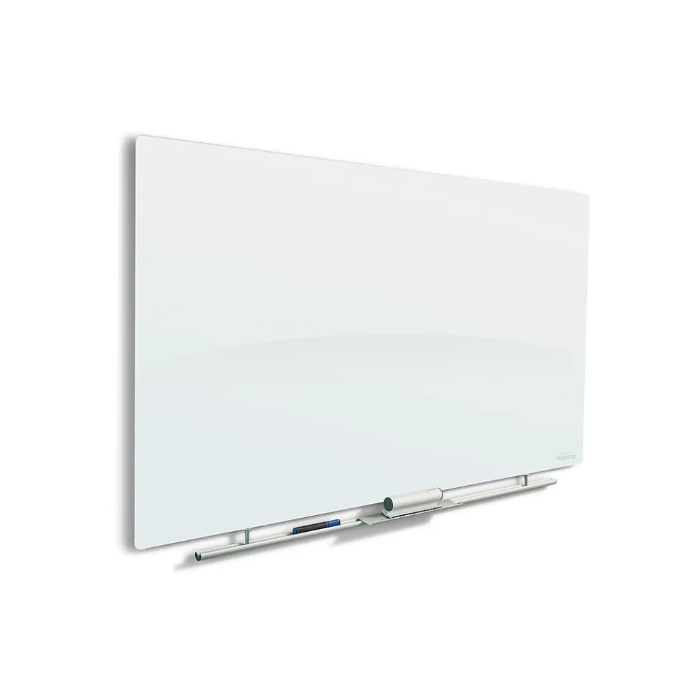 Dry Erase*ICEBERG Clarity Magnetic 36"x62" Glass Dry Erase Board (31193)