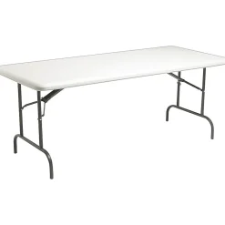 Folding Tables*ICEBERG ® IndestrucTables TOO™ 1200 Series Folding Table, 96x30", Platinum
