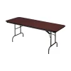 Folding Tables*ICEBERG Premium Folding Table, 96" x 30", Mahogany (55234)