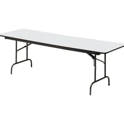 Folding Tables*ICEBERG ® Premium Wood Laminate Folding Tables, 96x30", Gray