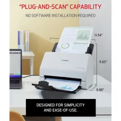 Canon imageFORMULA R30 USB Duplex Document Scanner, White (6051C002)