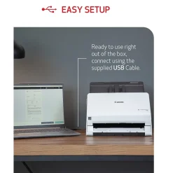 Canon imageFORMULA R30 USB Duplex Document Scanner, White (6051C002)