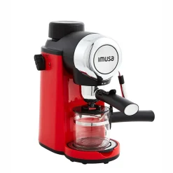 Imusa 4-Cups Espresso Machine, Red (GAU-18218)
