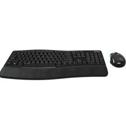 Clearance Incase Sculpt Comfort Wireless Ergonomic Keyboard and Laser Mouse Combo, Black (L3V-00001)