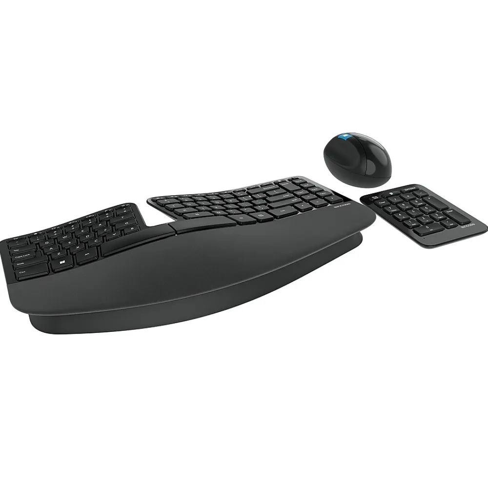 Sale Incase Sculpt Wireless Ergonomic Keyboard and Laser Mouse Combo, Black (L5V-00001)