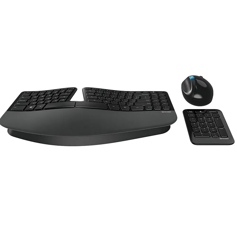Sale Incase Sculpt Wireless Ergonomic Keyboard and Laser Mouse Combo, Black (L5V-00001)