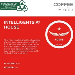 Intelligentsia House Coffee Keurig® K-Cup® Pods, Light Roast, 20/Box (5000371868)