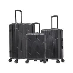 Drip Hardside Spinner Luggage Set, (IUDRISML-BLK)<InUSA Best