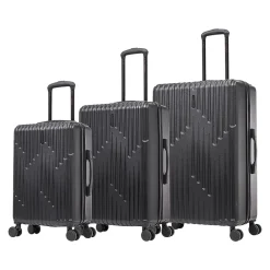 Drip Hardside Spinner Luggage Set, (IUDRISML-BLK)<InUSA Best