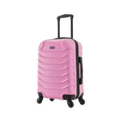 Endurance 20" Hardside Carry-On Suitcase, 4-Wheeled Spinner, Pink (IUEND00S-PNK)<InUSA New