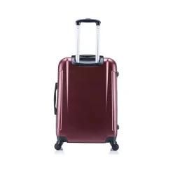 Pilot 3-Piece Hardside Spinner Luggage Set, Wine (IUPILSML-WIN)<InUSA Hot