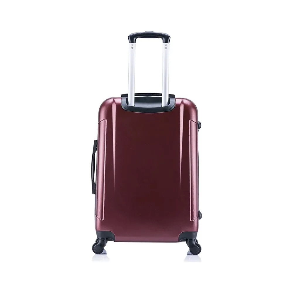 Pilot 3-Piece Hardside Spinner Luggage Set, Wine (IUPILSML-WIN)<InUSA Hot
