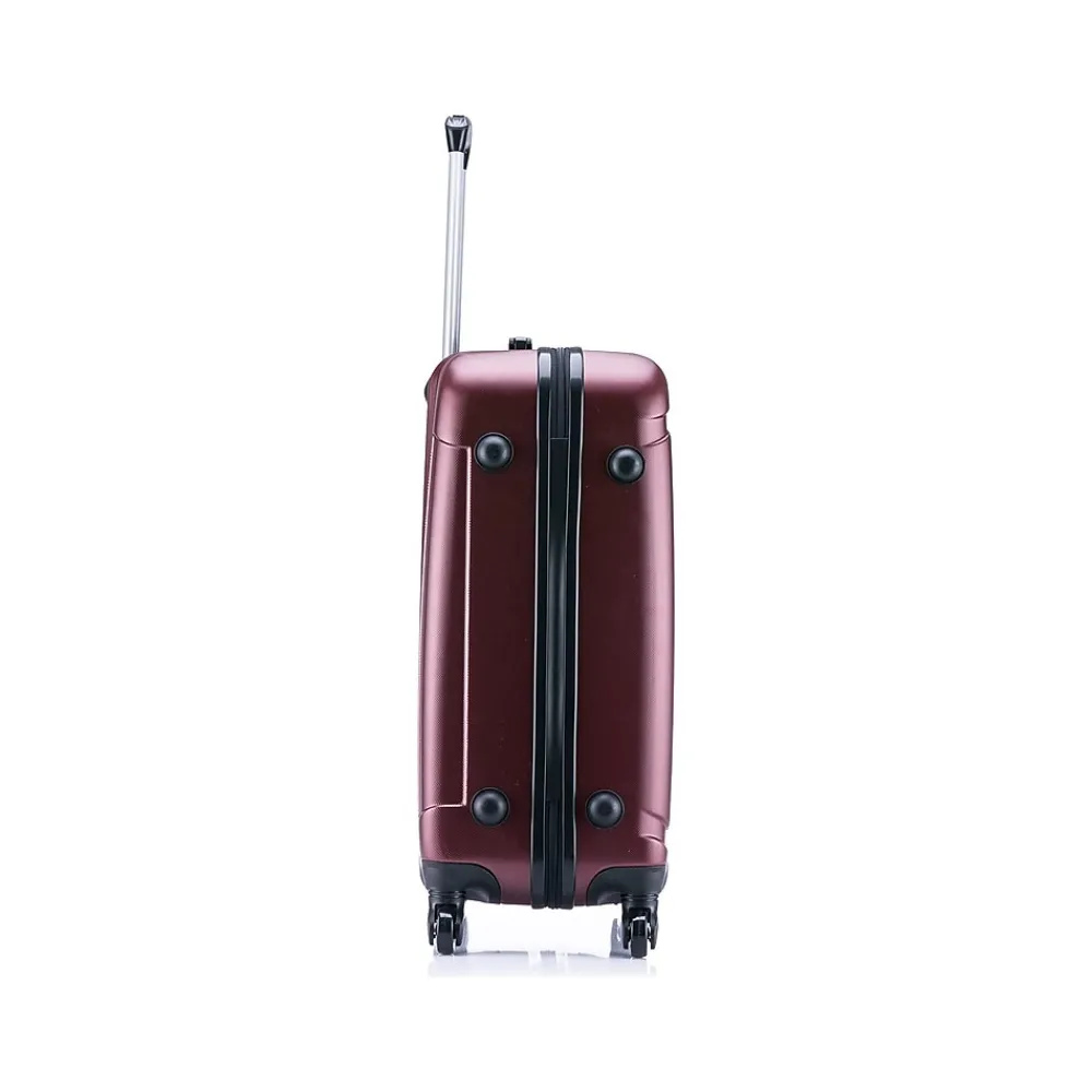 Pilot 3-Piece Hardside Spinner Luggage Set, Wine (IUPILSML-WIN)<InUSA Hot