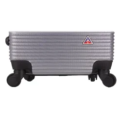 Royal 3-Piece Hardside Spinner Luggage Set, Silver (IUROYSML-SIL)<InUSA Clearance