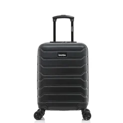 Trend 20" Hardside Carry-On Suitcase, 4-Wheeled Spinner, Black (IUTRE00S-BLK)<InUSA Hot